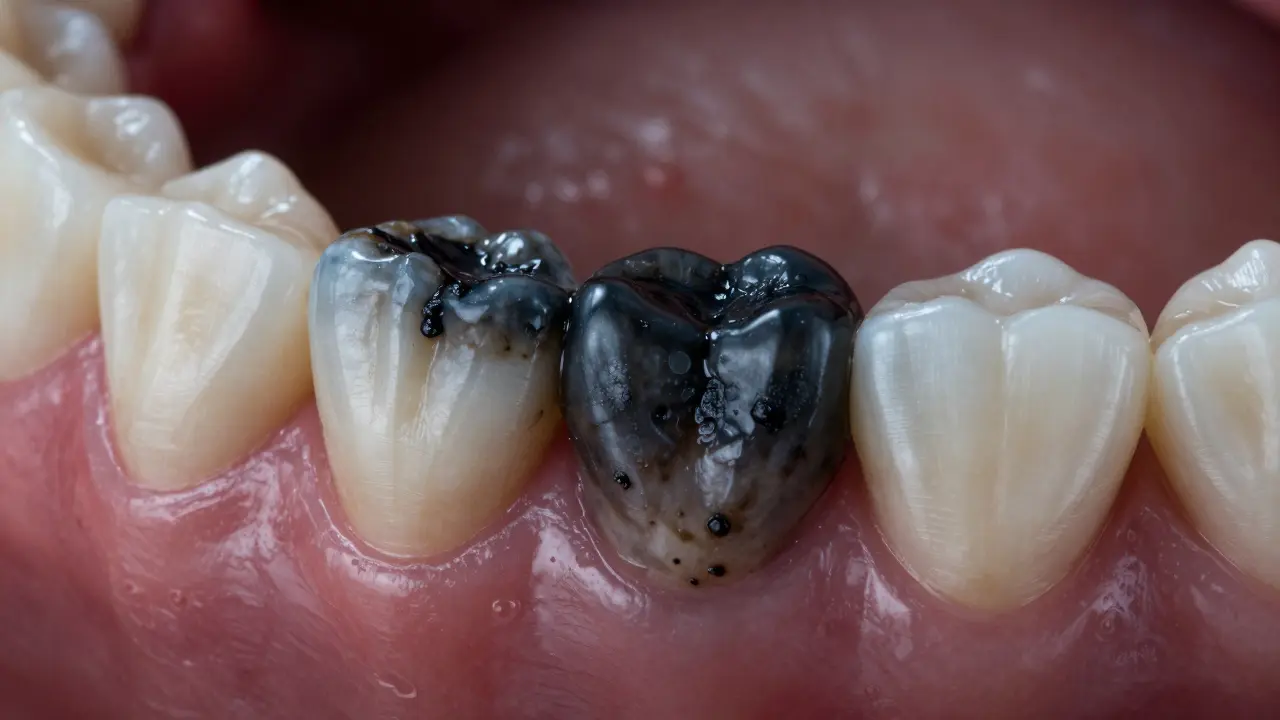 Proč je černý zubní kámen tak nebezpečný? Nejen estetický problém, ale skrytá hrozba pro zuby a dásně