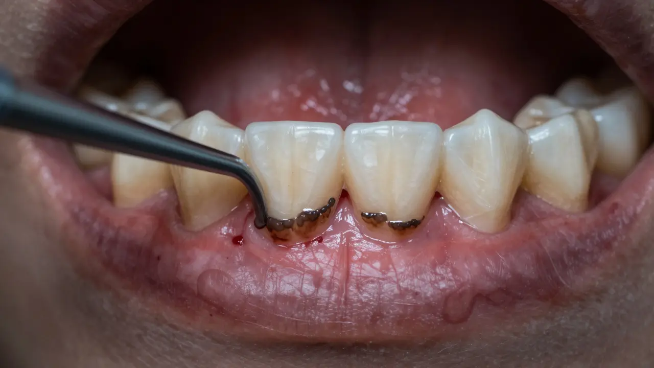 Zubní kámen pod dásní: jak se ho zbavit jednou provždy