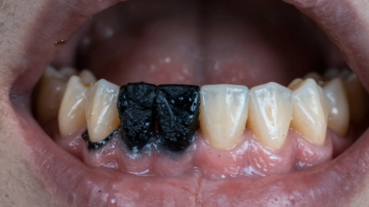 Černý zubní kámen: proč je důležité ho neignorovat