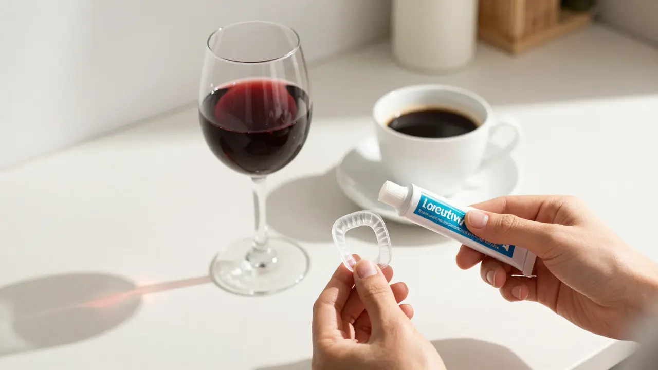 Domácí péče o zuby s bělicím kitem a prevencí